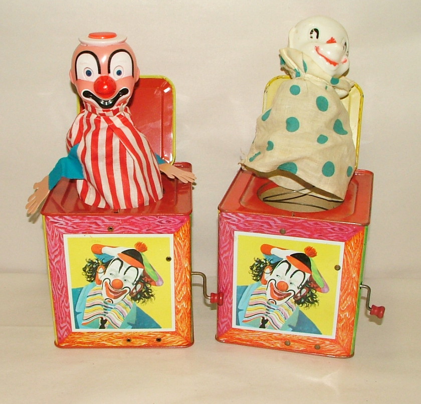 mattel jack in the box clown