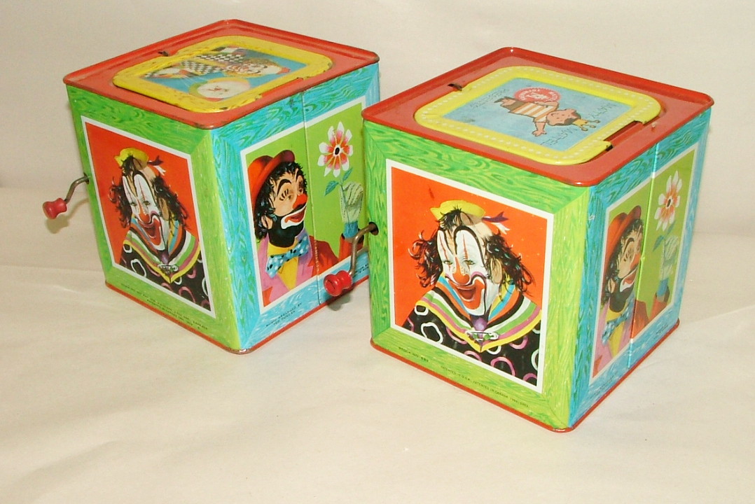 1961 mattel jack in the box