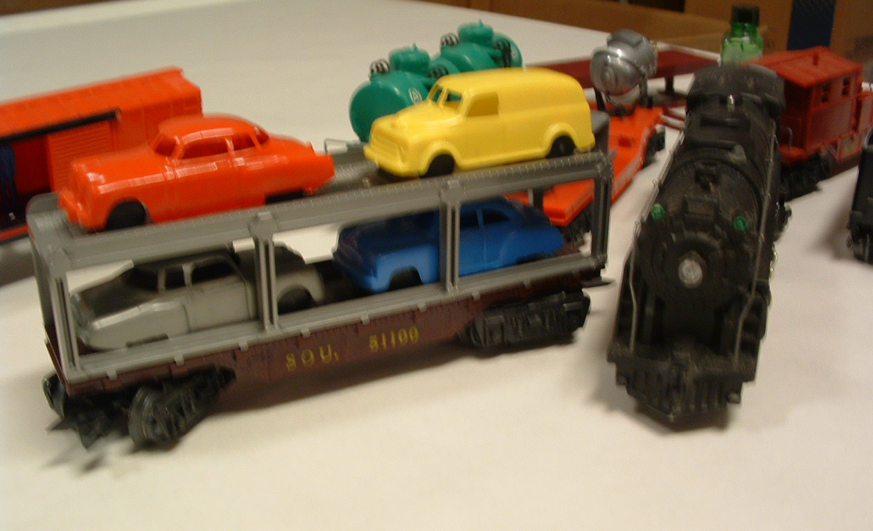 1950s MARX RARE 55876 ELECTRIC TRAIN SET IN ORIGINAL BOX FANTASTIC